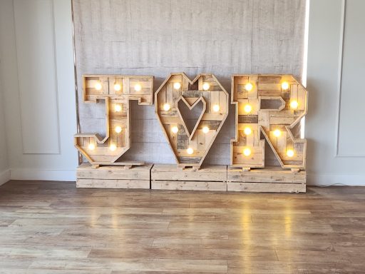 100cm Rustic Letters